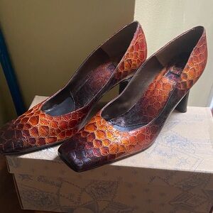 Melian Elegant Brown and bronze Women's Heels